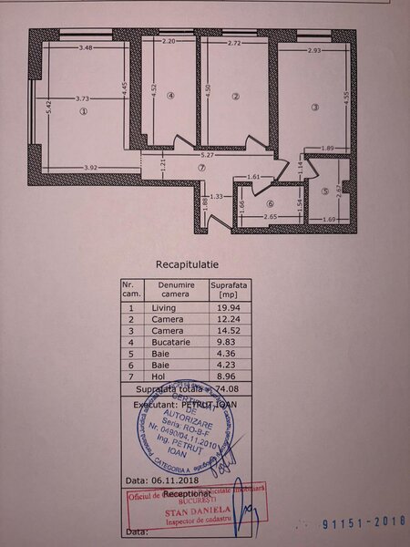 Drumul Taberei, 3 camere complexul GranVia Park, 74 mp + 49 mp terasa